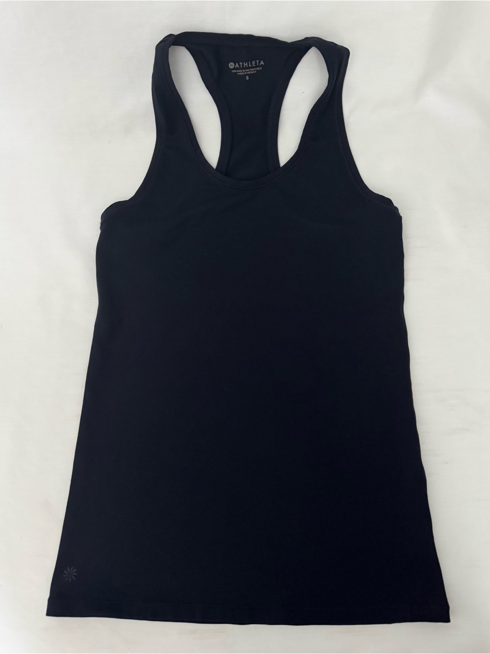 Athleta Navy Blue Tank Small Racer Back